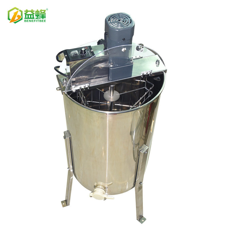 新品4框电动纯不锈钢摇蜜机摇蜜桶 养蜂工具 蜂蜜打蜜桶甩蜜机