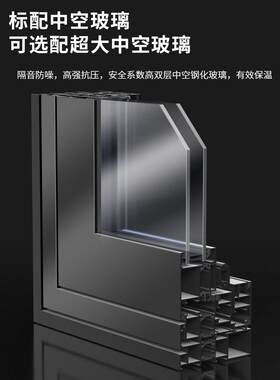 温州断桥铝门窗定制铝合金纱窗一体玻璃封阳台隔音推拉平开落地窗