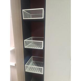 橱柜拉篮锻铁网储篮DIY定制厨房衣柜金属拉篮橱柜拉篮抽屉类型