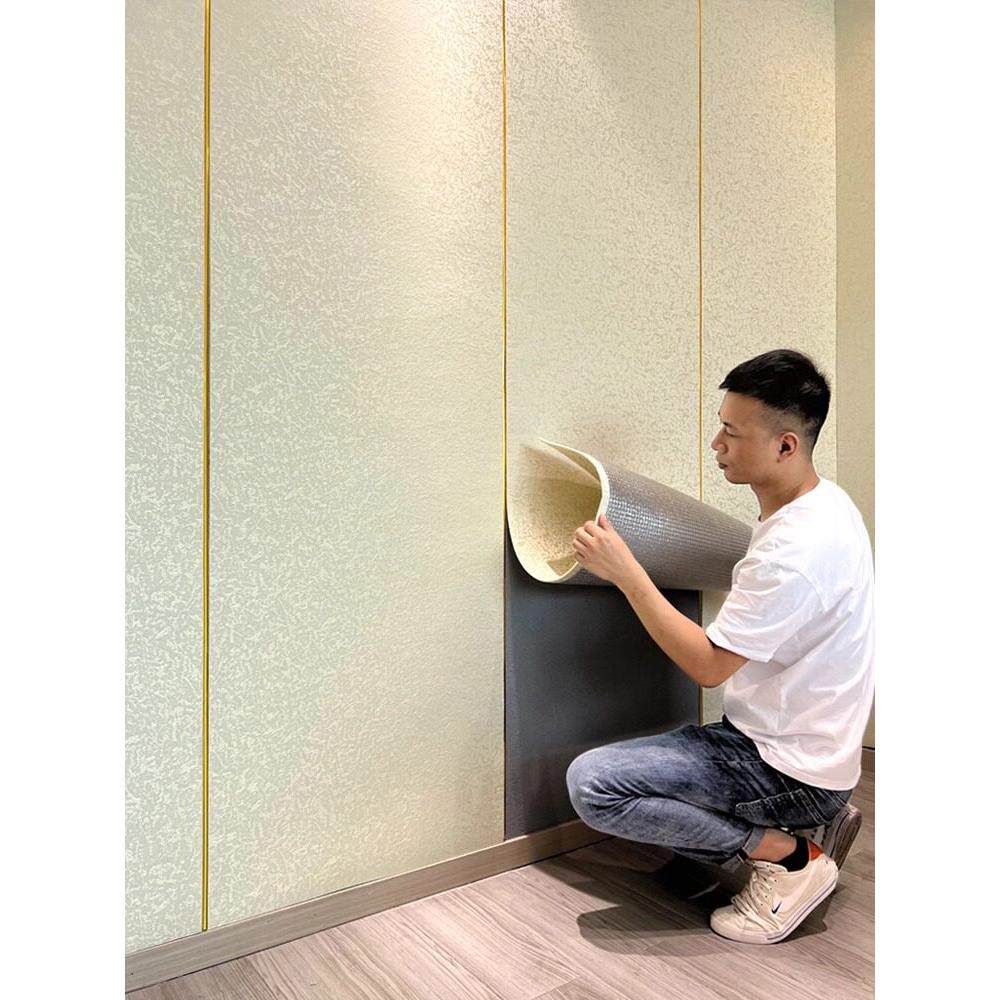 制霸家居墙布自粘加厚硅藻泥墙纸2025新款客厅墙贴电视背景墙壁纸