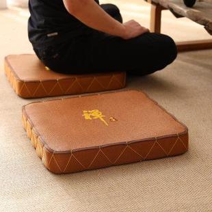 方形蒲团客厅懒人坐垫家用地上榻榻米打坐垫禅修垫拜佛垫跪垫 日式