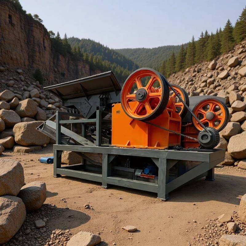 矿山设备花岗岩破碎石灰石老虎口碎石机移动框架46鄂式破碎机厂家,机械设备,破碎机,淘宝优惠券,粉丝福利购,淘宝优惠卷