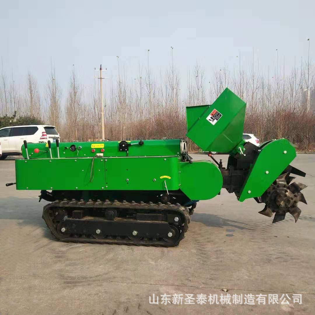小型果园开沟施肥机厂家直销自动行走式果园开沟施肥机工作视频