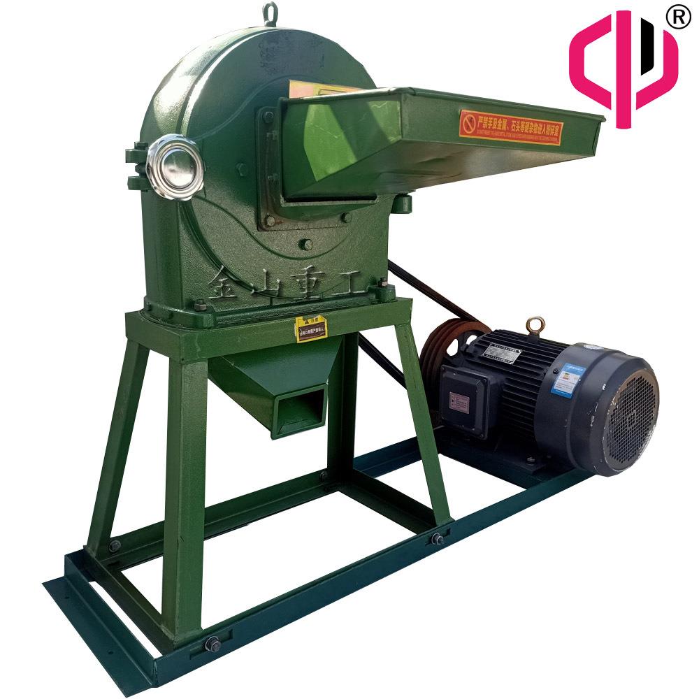 35型爪型玉米颗粒破碎机猪饲料加工粉碎机动力电自吸小麦粉碎机