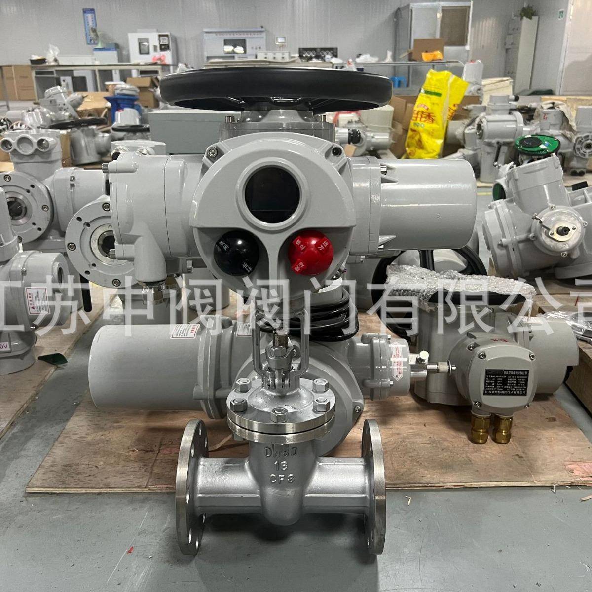 电动不锈钢闸阀Z940W-16P电动执行器Z60开关远程600N.m多回转闸阀