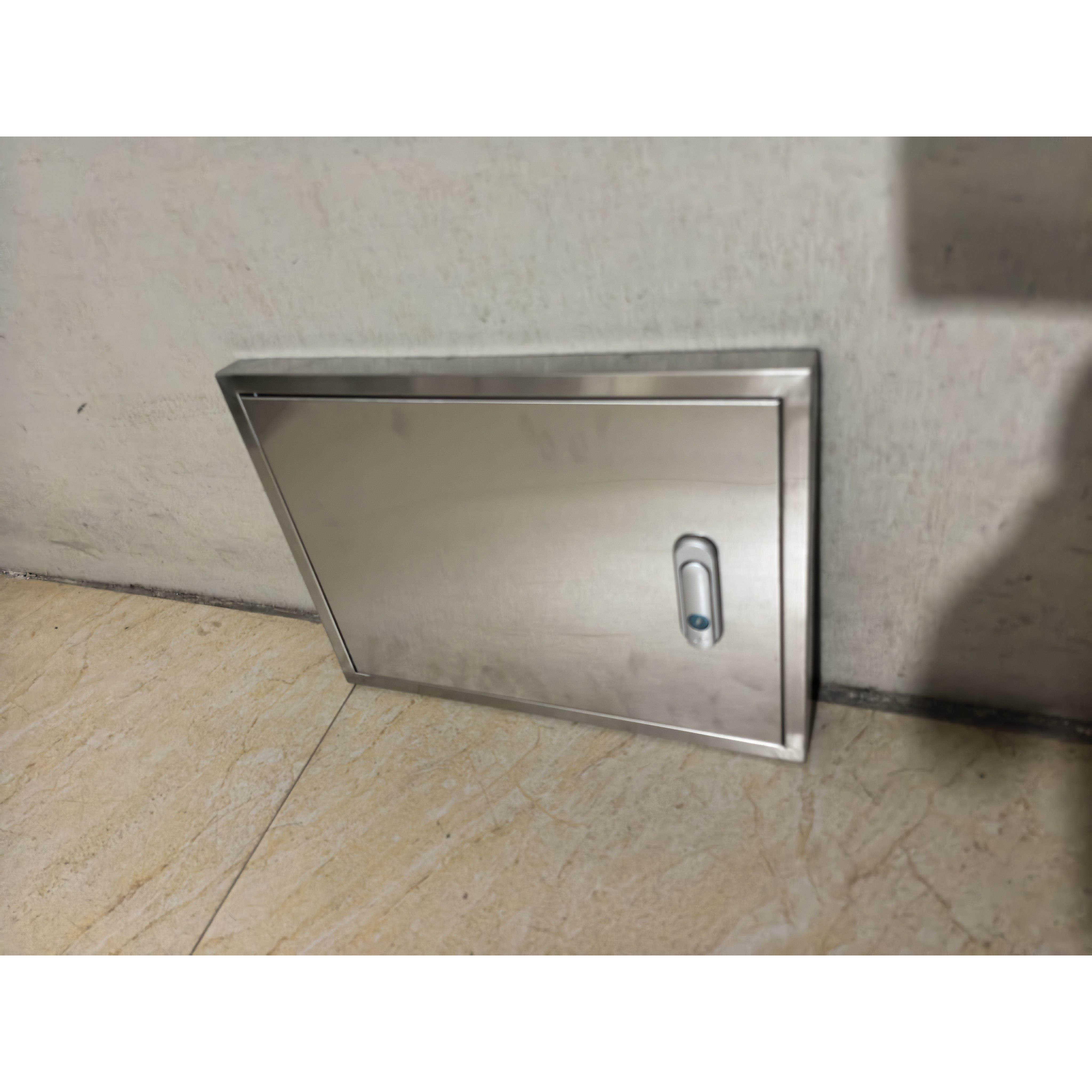 不锈钢检修口水表箱装饰盖板弱强电箱门宽400*高300*深25现货可定