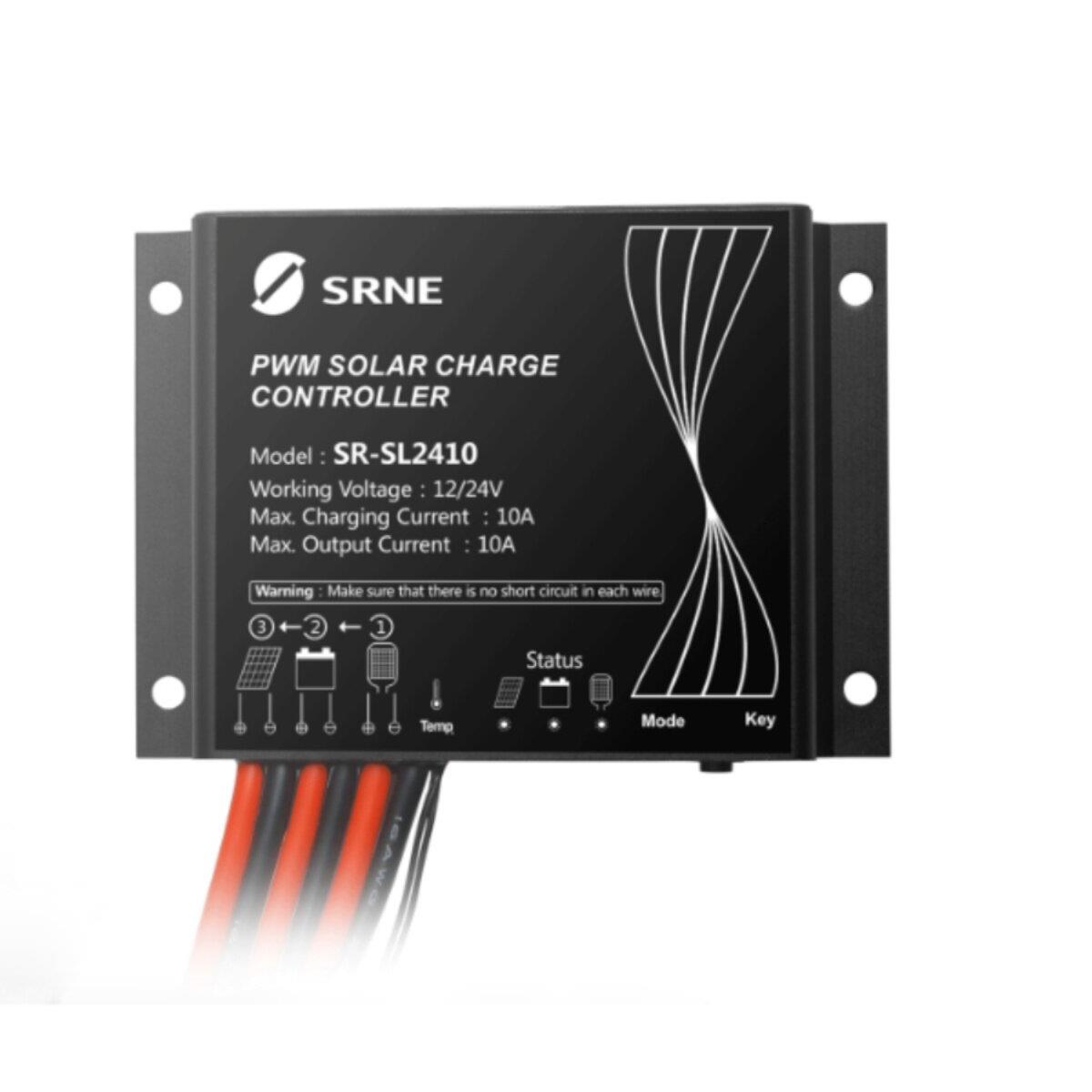 Srne Sr-Sl2410 12V/24V 10A20A太阳能充放电路灯控制器锂电池