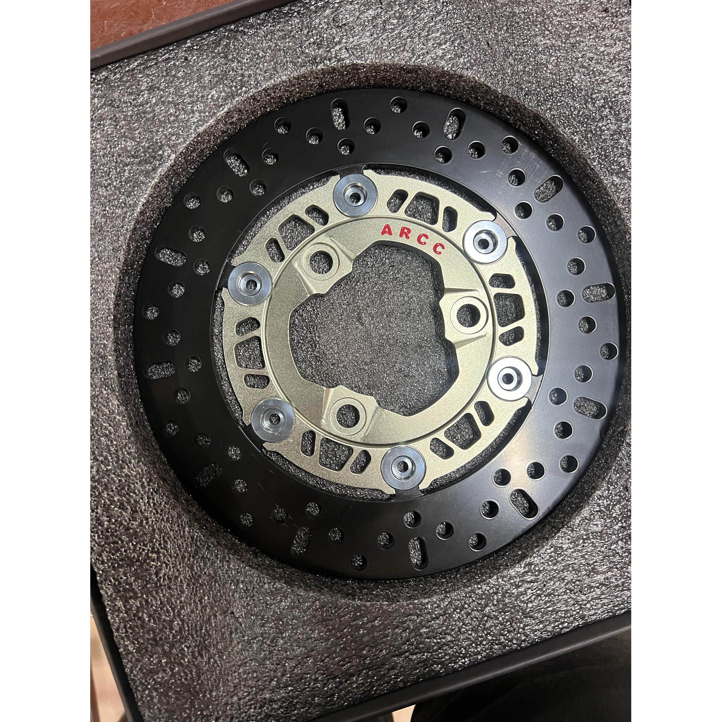 220MM刹车盘全浮动T型盘制动碟刹盘小牛电动摩托车7.0孔距5毫米