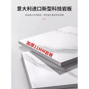 黑色岩板电视柜落地茶几组合家用超储物一体柜轻奢风软包落地柜