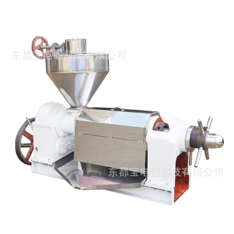 厂家直销120螺旋榨油机花生压榨机油菜籽芥末籽油机