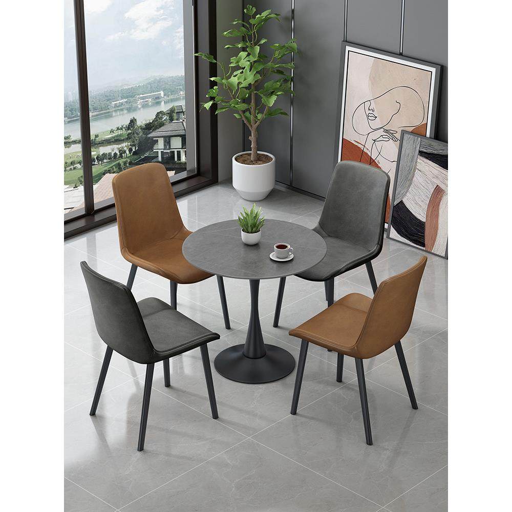 轻奢斯堪的纳维亚板岩洽谈桌椅组合办公商务销售办公休闲阳台接待,住宅家具,岩板餐桌,淘宝优惠券,粉丝福利购,淘宝优惠卷