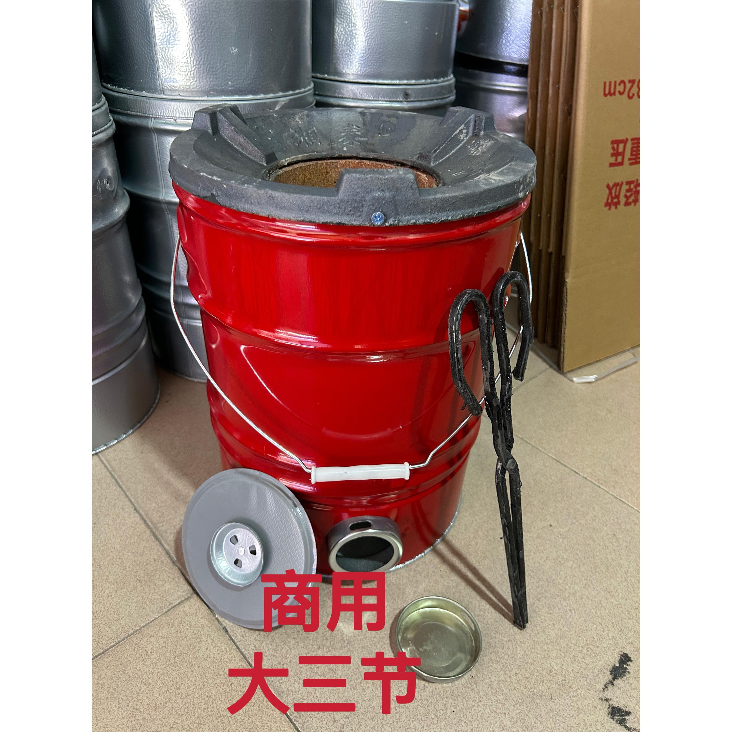 炉边菜煤炭炉老式蜂巢炭炉子炭炉地摊火锅炉3节藕煤球炉家用做饭