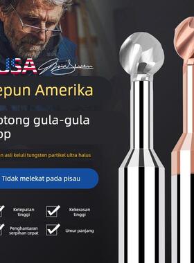 60度棒棒糖铣刀钨钢硬质合金T型圆弧球头加工中心立铣刀R3R4R5R6