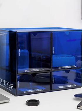 Easygood北欧桌面化妆品收纳盒文具首饰置物架压克力办公室抽屉