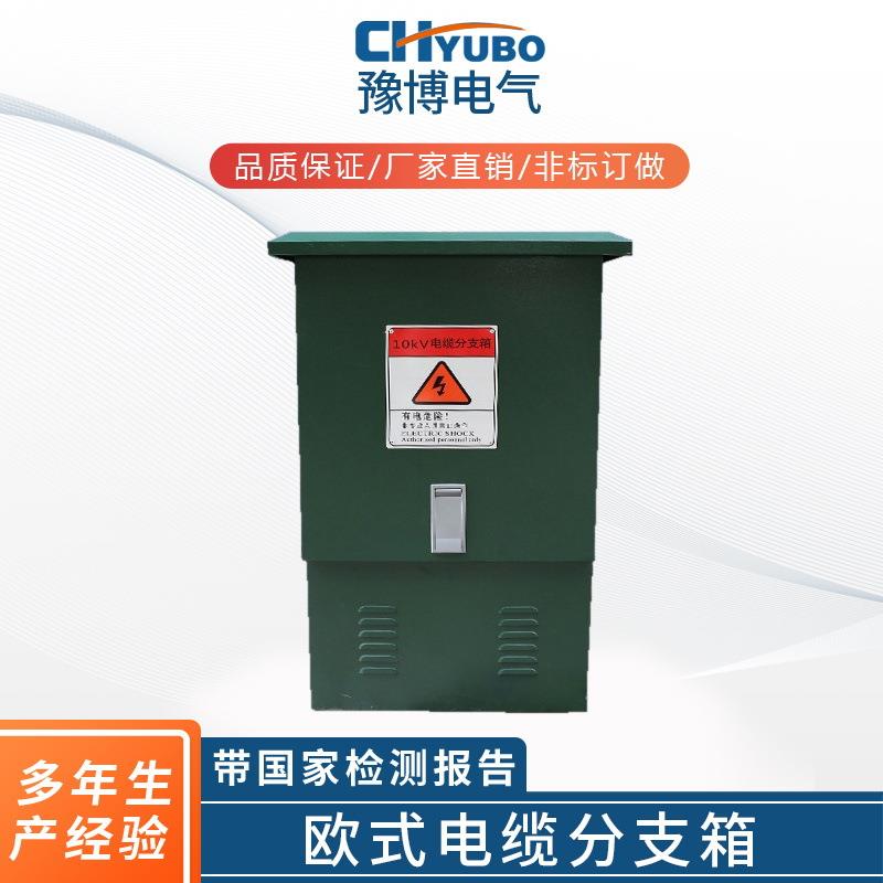 厂家直销现货10KV一进一出高压电缆分支箱T接箱欧式电缆分支箱