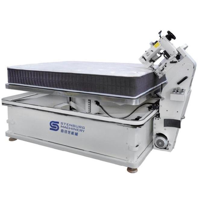 WB-3A全自动床垫翻转围边机台面电动升降Singer300u机头