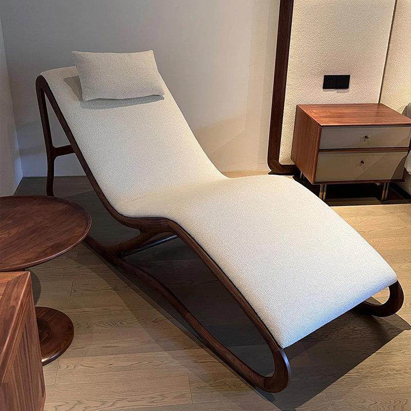 新中式黑胡桃木沙发椅单人躺椅休闲 椅实木午休躺椅家用客厅懒人,住宅家具,沙发椅,淘宝优惠券,粉丝福利购,淘宝优惠卷