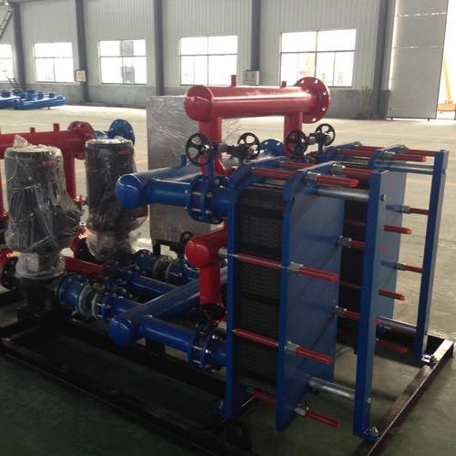 生活热水换热机组容积式换热机组板式换热器机组plc远程控制