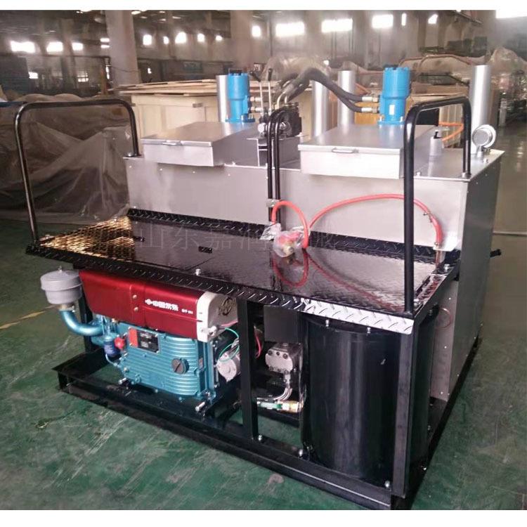 1200L 液化气热熔釜 燃料划线一体机 油气两用热熔釜