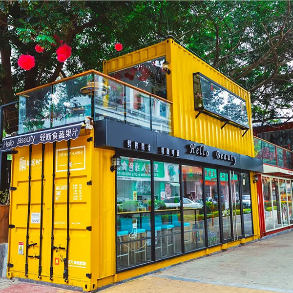 新款集装箱房屋餐厅移动旅店酒吧带卫生间房屋创意太空舱生产厂家