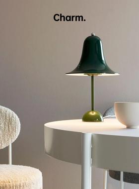 丹麦Verpan便携式彩铃潘通台灯无线调光触摸充电灯