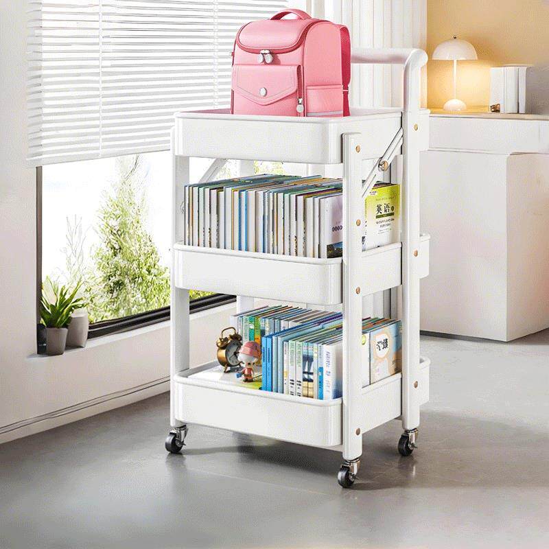 书包置物架移动小推车带轮桌边放包神器初高中落地书本多层收纳层