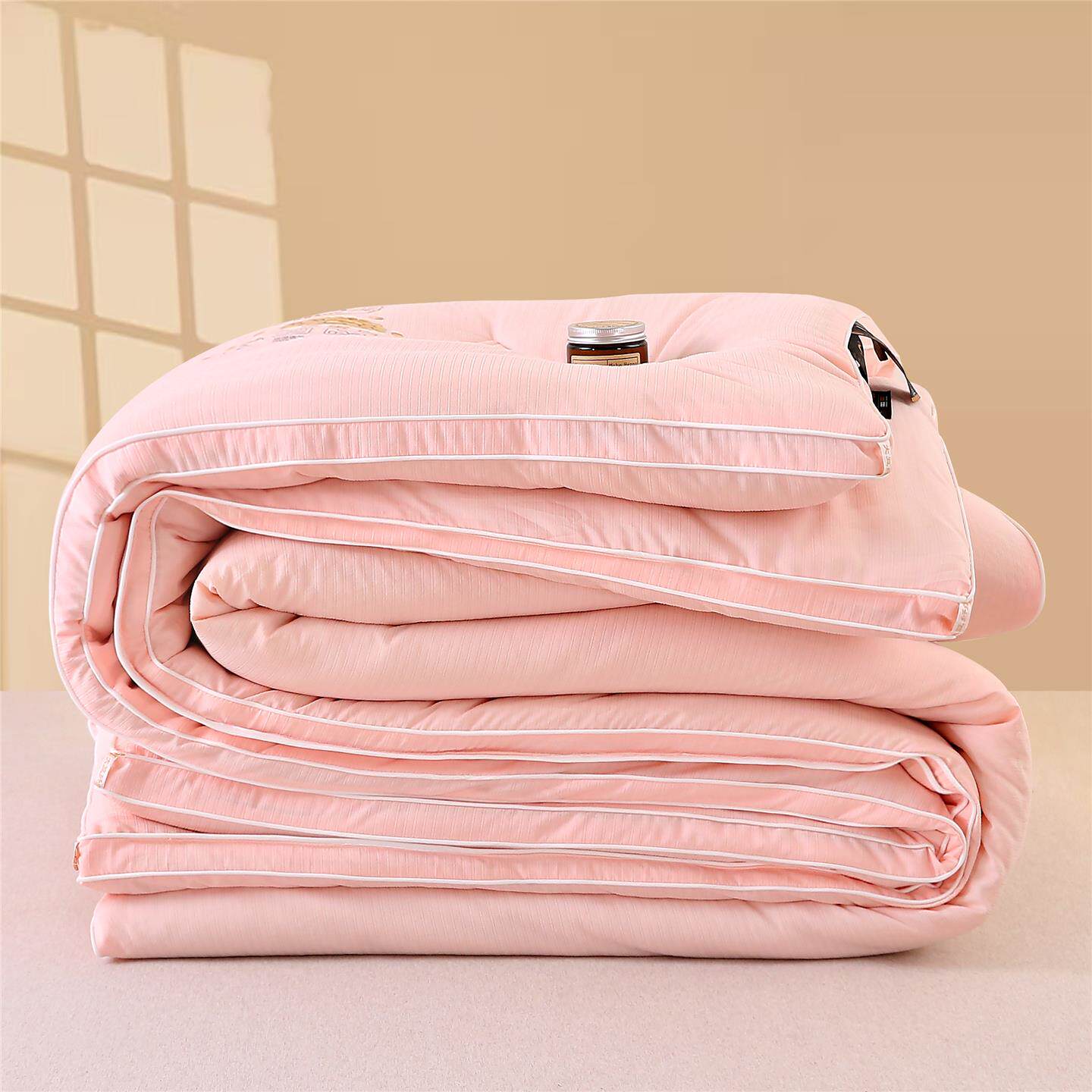 空调被子四季通用春秋冬天秋季学生宿舍单人1米5大豆纤维被芯冬被