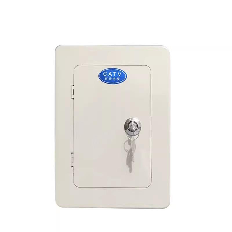 30对电视箱 电话箱 多媒体箱 弱电布线箱320*240*100MM 暗装 明装