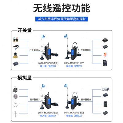 艾莫迅开关量无线io传输模块lora远程遥控对传开关双向继电控制器