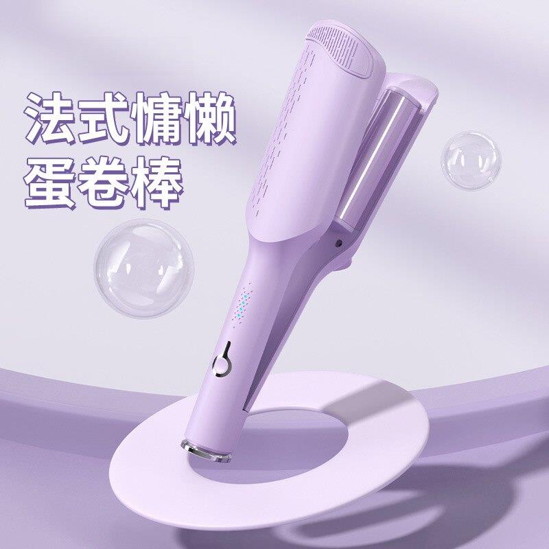 新款深V蛋蛋卷32mm蛋卷棒羊毛卷蓬松减龄少女时尚卷发负离子大卷