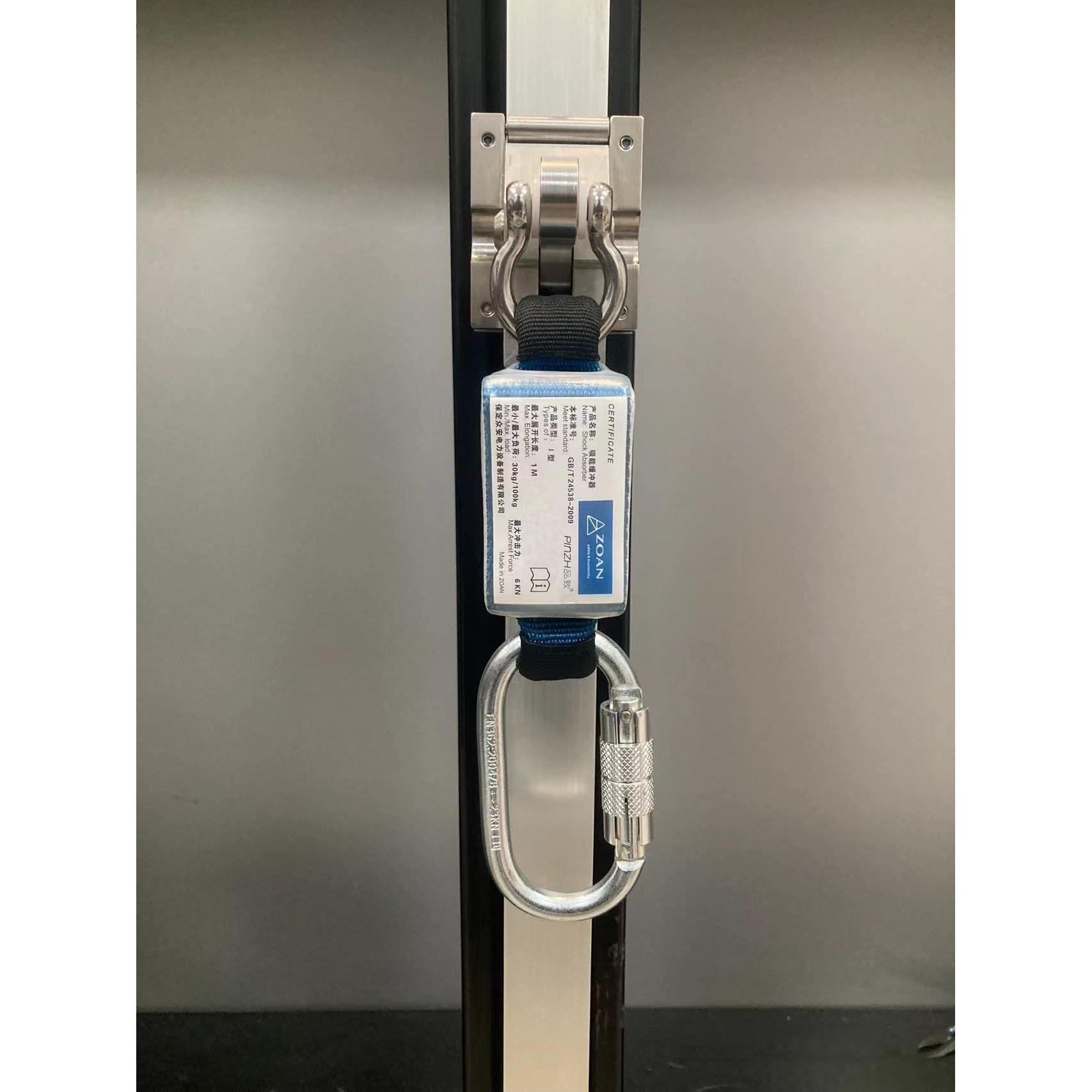 刚性导轨的自锁器 36mmT型导轨自锁器防坠器 电力铁搭防坠落装置