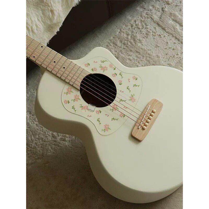 正品吉他41寸初学者38寸云杉单板新手练习男女生民谣木