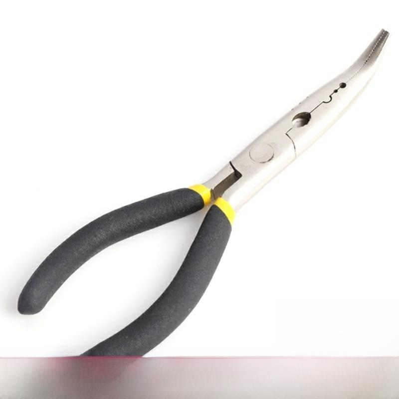 路亚钳钓鱼钳子不锈钢多功能摘钩钳取钩钳剪线钳弯嘴钳尖嘴弯头钳