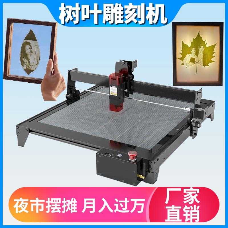 叶雕机树叶激光雕刻机小型全自动摆摊叶子打印照片机器激光打刻机