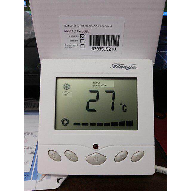 中央空调控制面板开关/风机盘管温控器/三速开关/液晶数显控制器