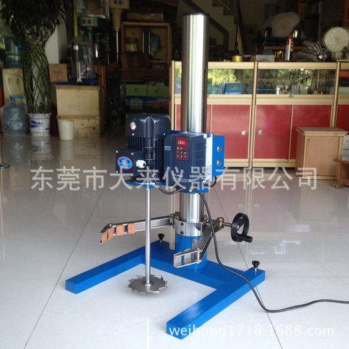 上海普申PS2814/1WJ-1.5手动升降高速搅拌机变频调速分散机档次高