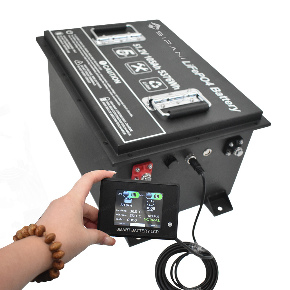 高尔夫球车电池磷酸铁锂电池51.2V电动三轮四轮车观光车巡逻车用