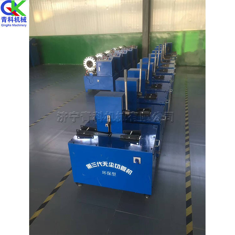 台式手动胶管切管机   高压胶管切割设备  液压无尘切管机