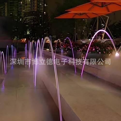 不锈钢波光喷头跨度3米5米10米酒店广场网红打卡公园景观工程跳泉