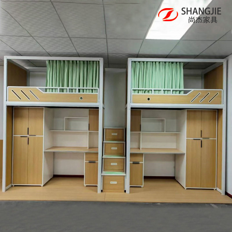 定制高低床铁床连体上下铺床双层铁艺床员工学生宿舍公寓床钢木床,商业/办公家具,学校双层床/宿舍床,淘宝优惠券,粉丝福利购,淘宝优惠卷