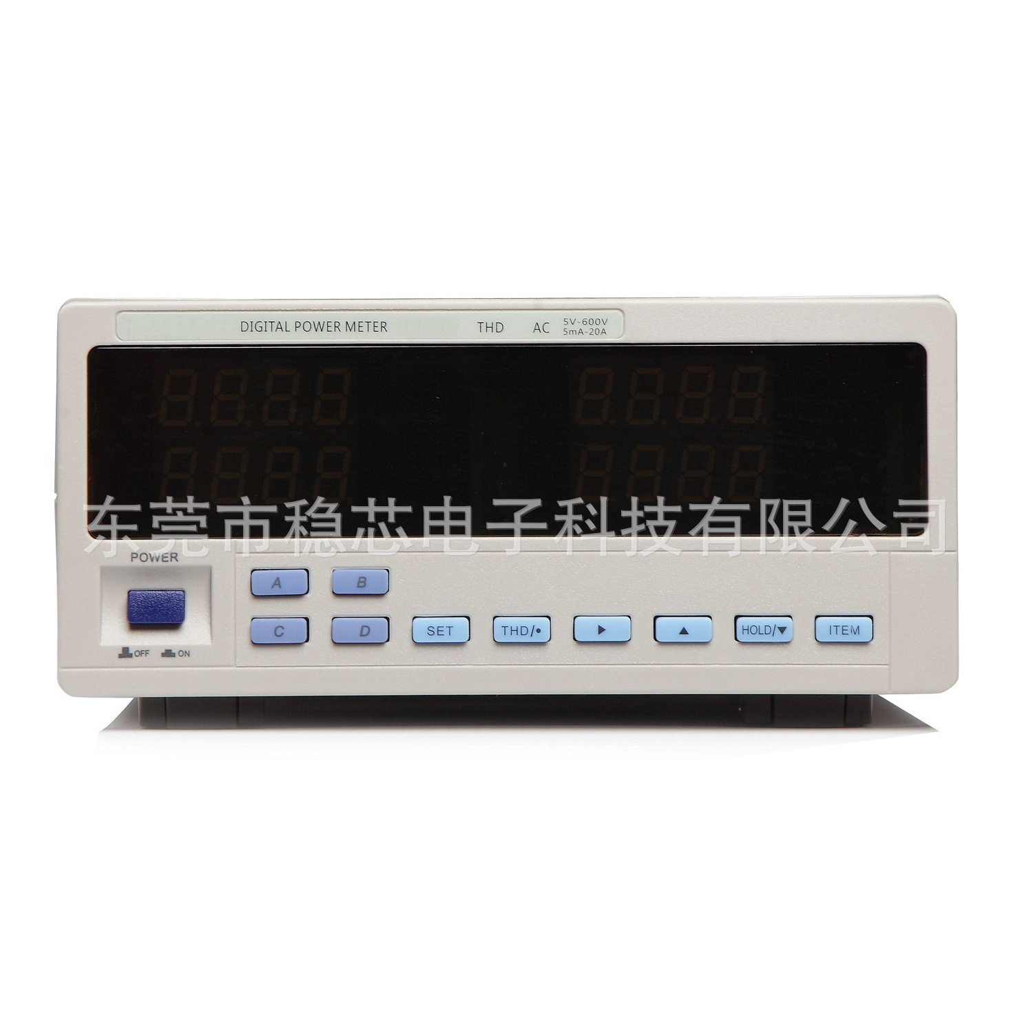 【厂家直销】用于电源老化柜 电池ATE 0-600V 20A 0.001W功率计