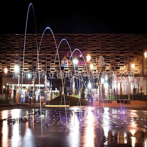 小型音乐喷泉波光跳泉涌泉矩阵喷泉喊泉跑泉水幕电影不锈钢喷头