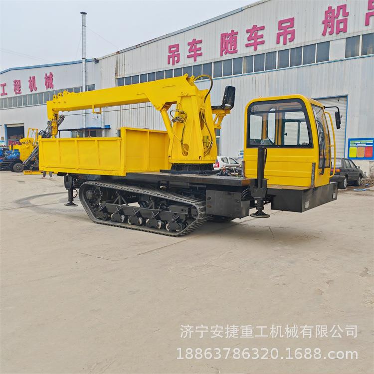 多功能6吨履带随车吊农田下棺材龙门吊光伏履带随车吊运输车
