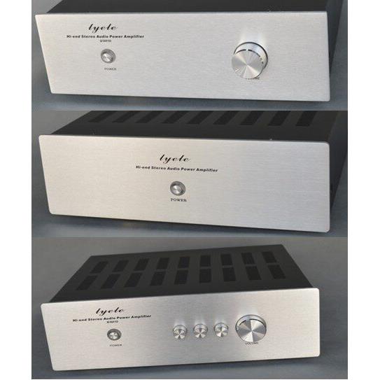 A321铝面板功放机箱 DIY音响机箱外壳 HIFI机壳音调版 后级版机箱