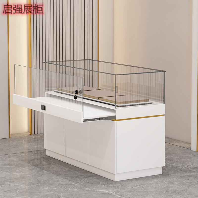 产品展厅陈列柜商场玻璃柜台样品展柜博物馆古董珠宝首饰品展示柜