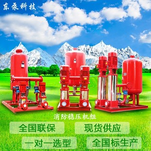 消防增压设备 山东东泵 消防泵稳压给水设备 消防供水系统站