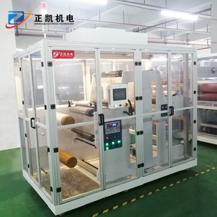 智能卷對卷收放料機配合DES清洗線使用自動化金屬蝕刻收卷放卷機