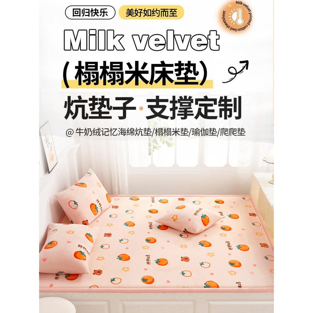 榻榻米床垫四季软垫家用垫被褥子打地铺地垫防滑农村土炕垫子毡子