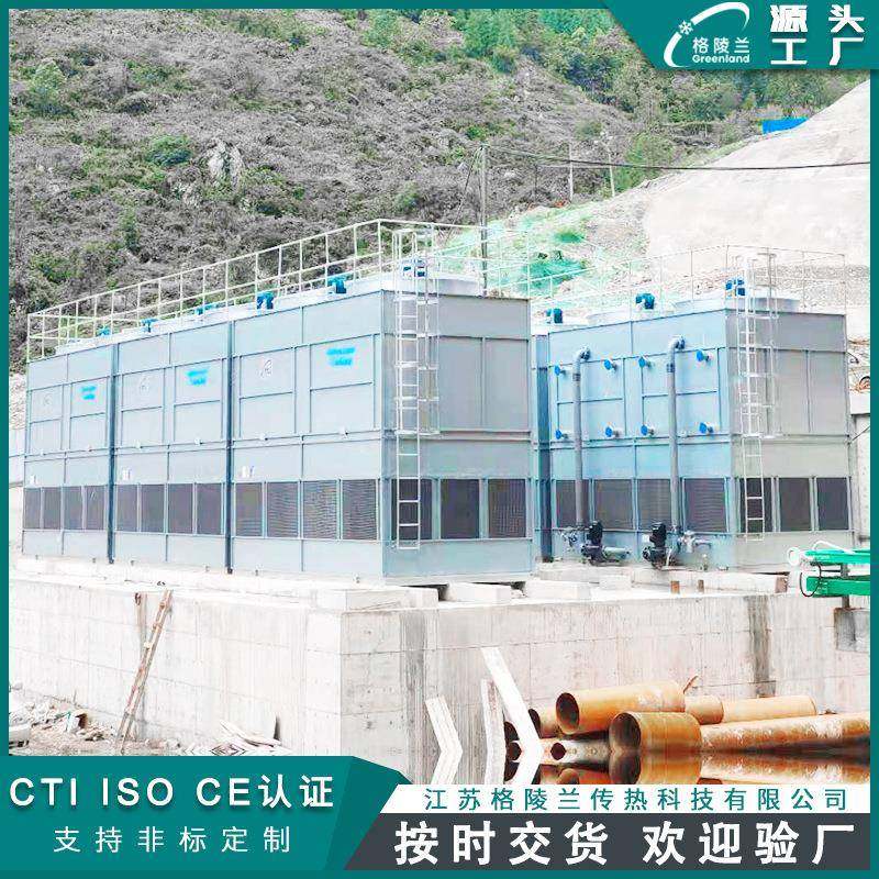 逆流闭式方形冷却塔炼胶机20吨闭式水塔注塑机模温控制冷却水塔
