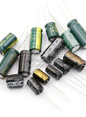 直插铝电解电容器16v 35v 25V 50V63V 47UFI 100UF 2200u 1000uf